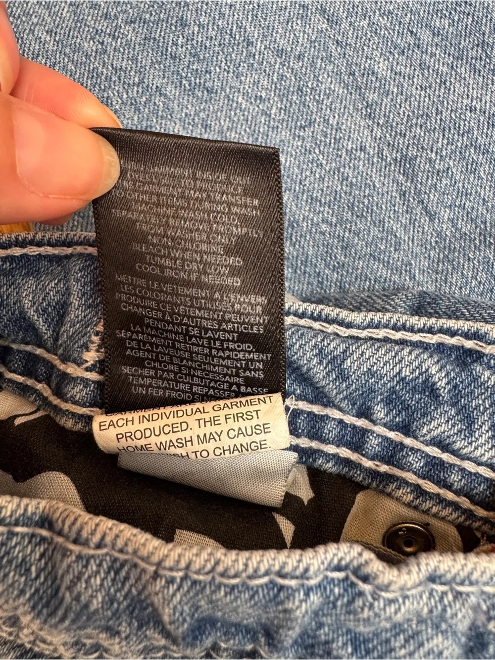 Empyre Kids Blue Straight-Leg Denim Jeans size 24 100% cotton Y2K